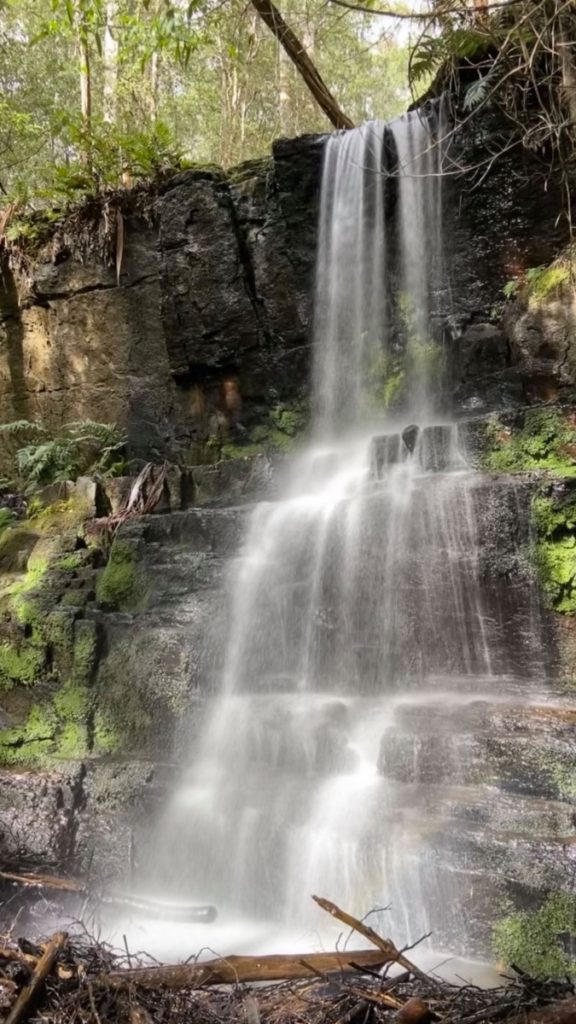 Camp Falls in Tasmania Tasman National Park